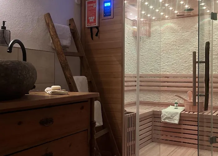 Apartmán Kleines Paradies Mit Privater Sauna Erkheim